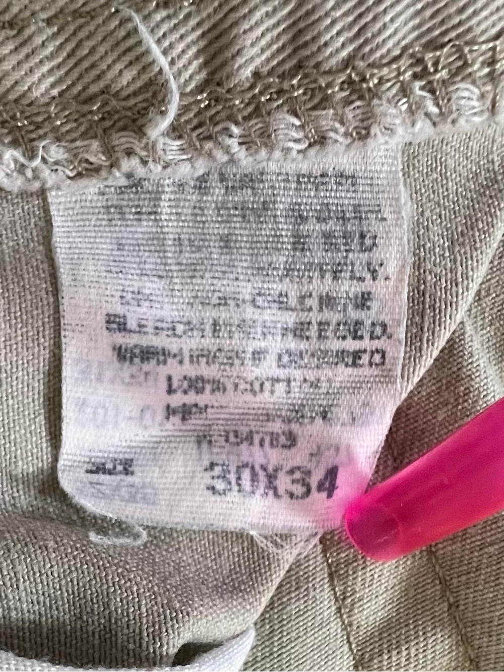 Lee Khaki/Tan Work pants - Picture 3 of 10